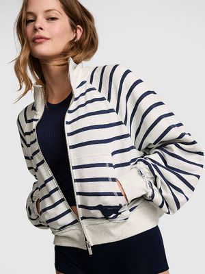 Bluza z półgolfem zapinana na zamek Campus Terry