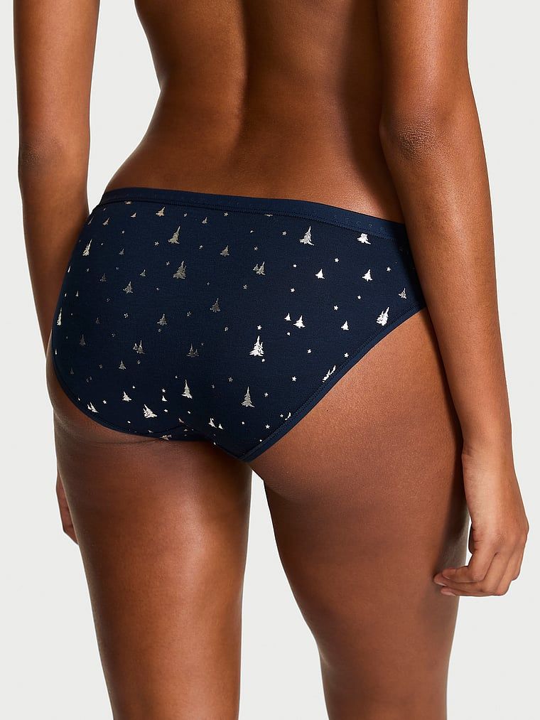 Majtki bawełniane Bikini. Produkt jest wzorzysty i pochodzi z kolekcji Victoria's Secret. 