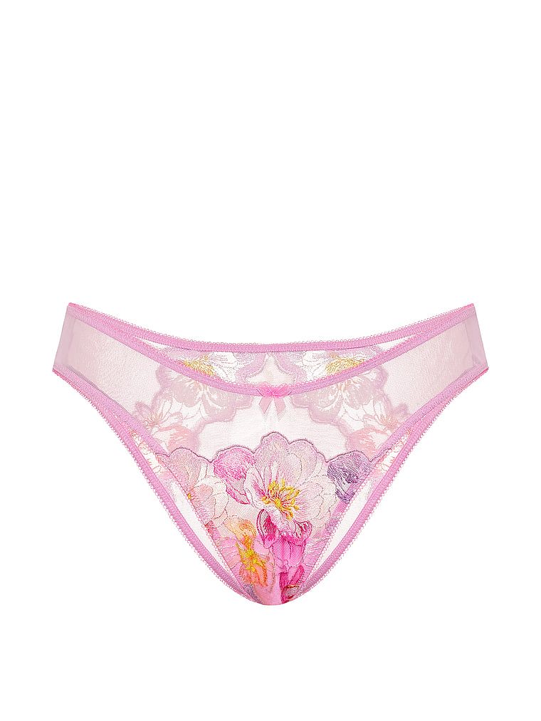 Majtki brazyliany z haftem Watercolor. Produkt jest wzorzysty i pochodzi z kolekcji Dream Angels. 