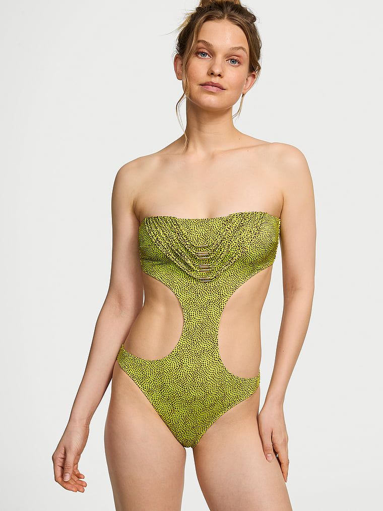 Victoria's Secret Swim Strój kąpielowy jednoczęściowy VS Archives Strappy Hardware Monokini