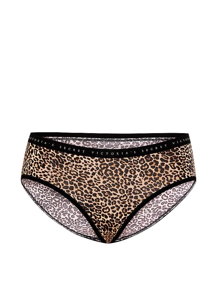 Majtki bawełniane Hiphugger. Produkt jest wzorzysty i pochodzi z kolekcji Victoria's Secret. 