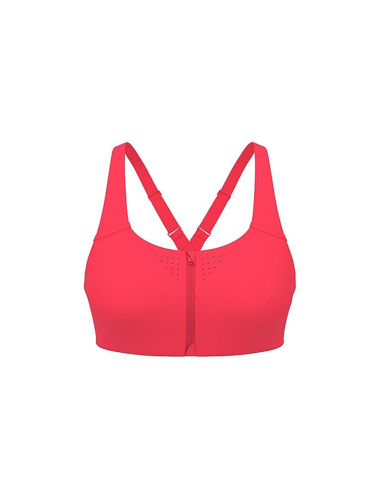 VSX Biustonosz sportowy z maksymalnym podtrzymaniem z suwakiem Featherweight Max Front-Close