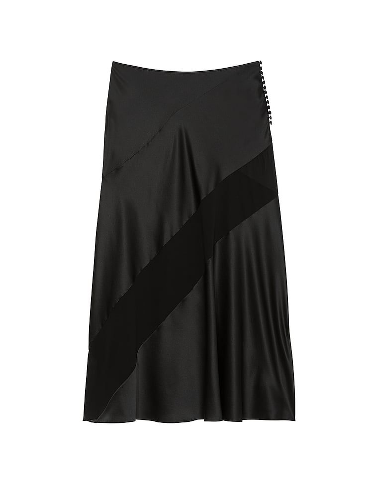 Spódnica jedwabna Atelier X Altuzarra. Produkt ma kolor czarny i pochodzi z kolekcji Atelier Victoria's Secret x Altuzarra. 