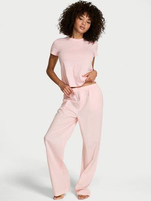 Victoria's Secret Spodnie od piżamy bawełniane Mix & Match Heritage