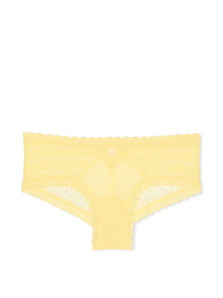 Majtki koronkowe Daisy Cheeky. Produkt ma kolor żółty i pochodzi z kolekcji Lacie. 