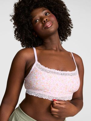 Bawełniany biustonosz bralette z dekoltem w łódkę