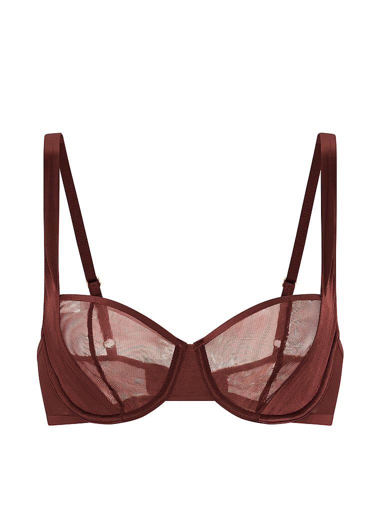 Biustonosz nieusztywniany balkonetka Sheer Reveal. Produkt jest wzorzysty i pochodzi z kolekcji Very Sexy. 