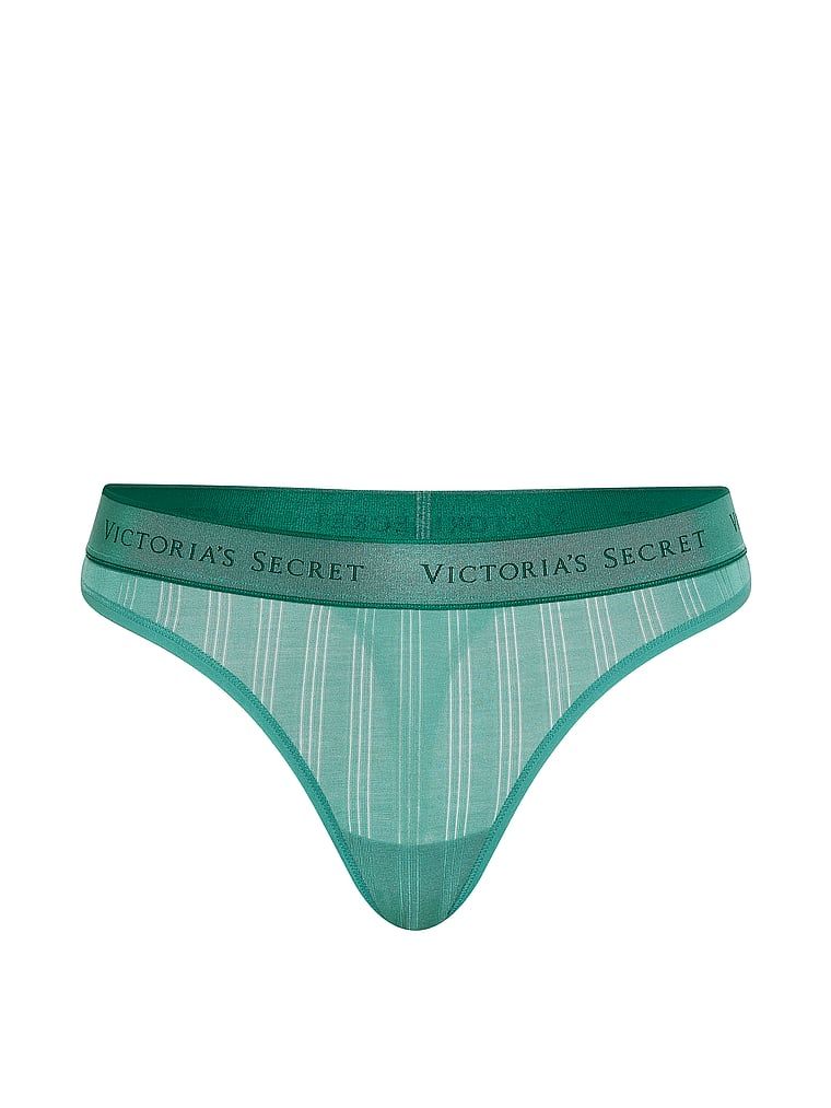 Stringi z modalu SoSoft Ultra-Fine Logo. Produkt ma kolor niebieski i pochodzi z kolekcji Cotton. 