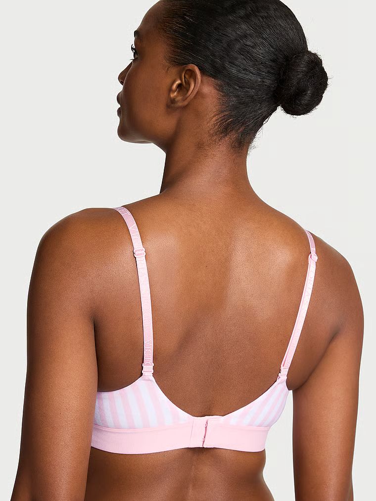 Biustonosz push-up bawełniany Perfect Shape Shine Patch. Produkt jest wzorzysty i pochodzi z kolekcji T-shirt. 