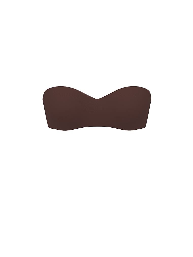 Biustonosz lekko usztywniany bez ramiączek Sweetheart Strapless. Produkt ma kolor brązowy i pochodzi z kolekcji Victoria's Secret Bare. 