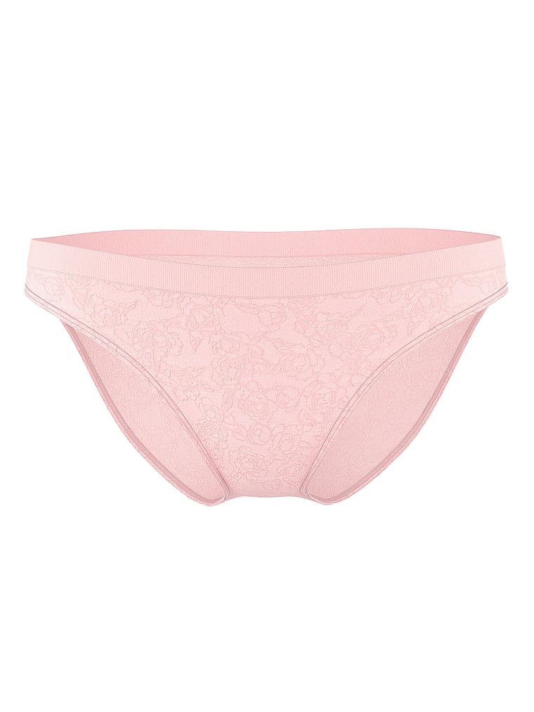 Majtki bezszwowe Seamless Bikini. Produkt ma wzór kwiatowy i pochodzi z kolekcji Seamless. 