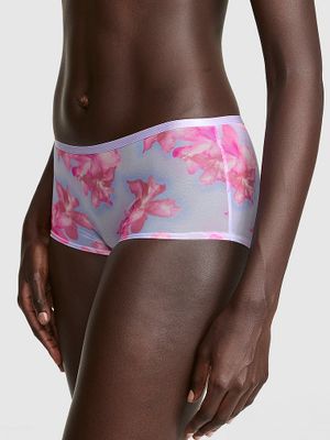 Siateczkowe majtki boyshort