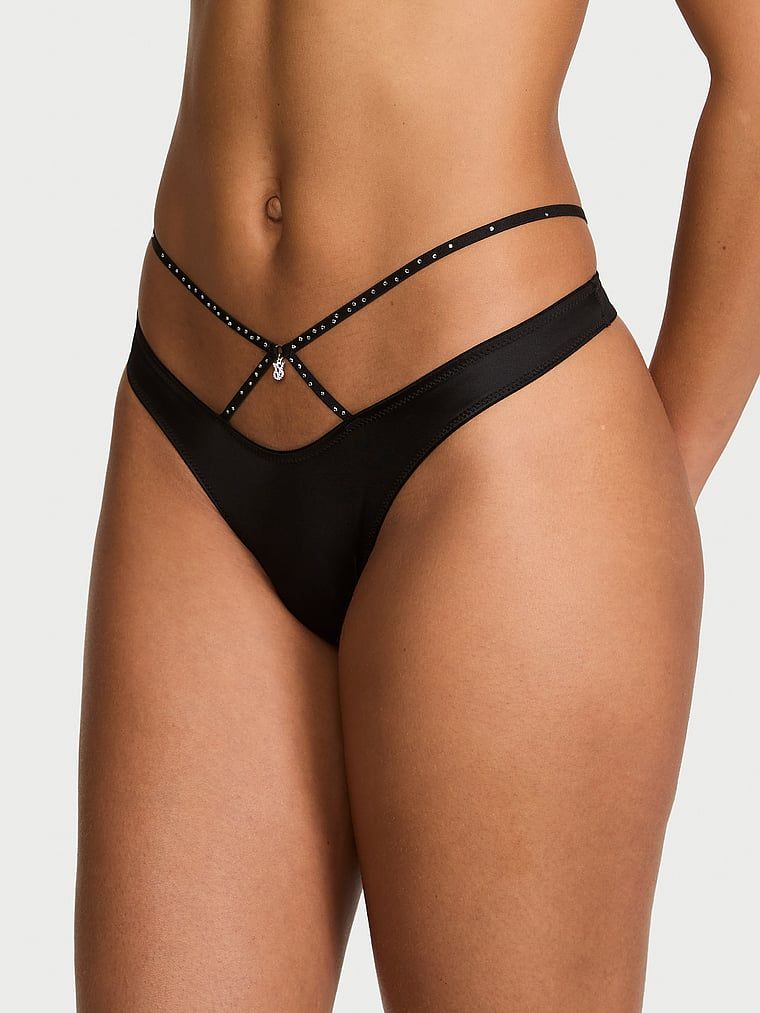 Very Sexy Stringi z kryształkami i zawieszką Anniversary Charm
