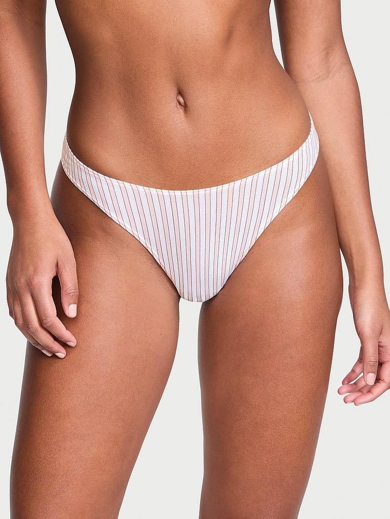 Stringi bawełniane High-Leg Scoop. Produkt ma kolor wielobarwny i pochodzi z kolekcji Victoria's Secret. 