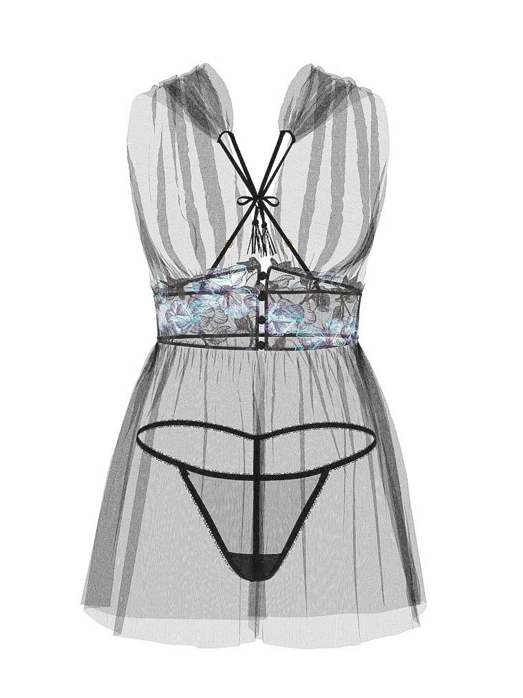 Very Sexy Halka i stringi Electric Orchid