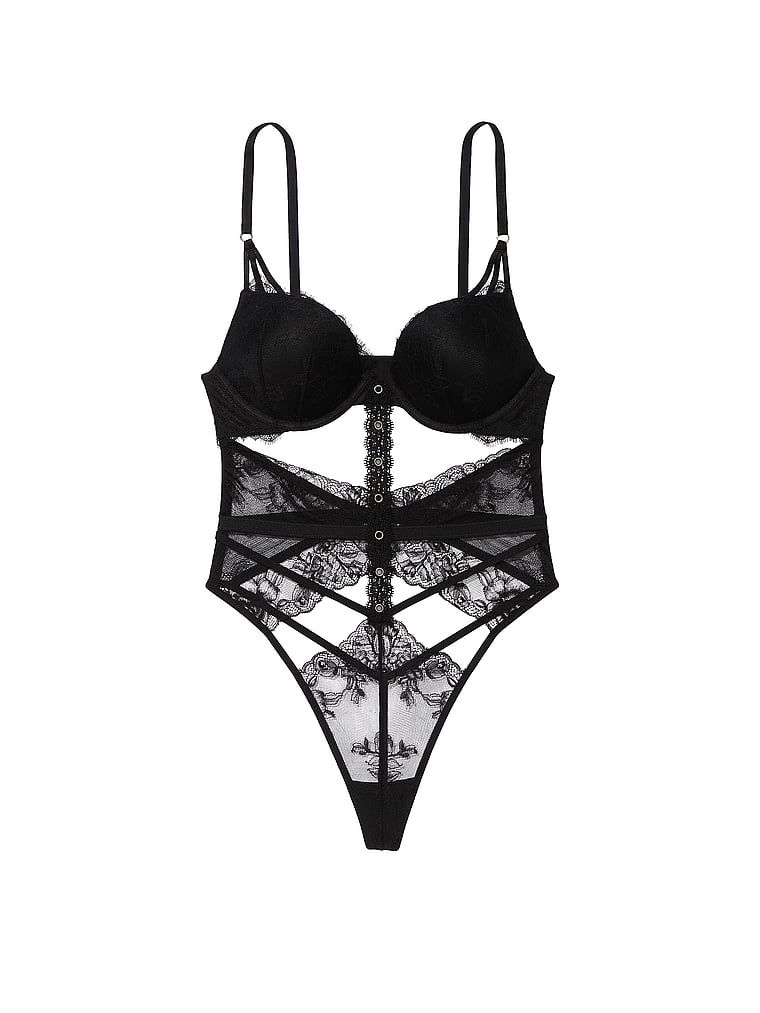 Very Sexy Body z biustonoszem push-up Bombshell Lace and Grommet