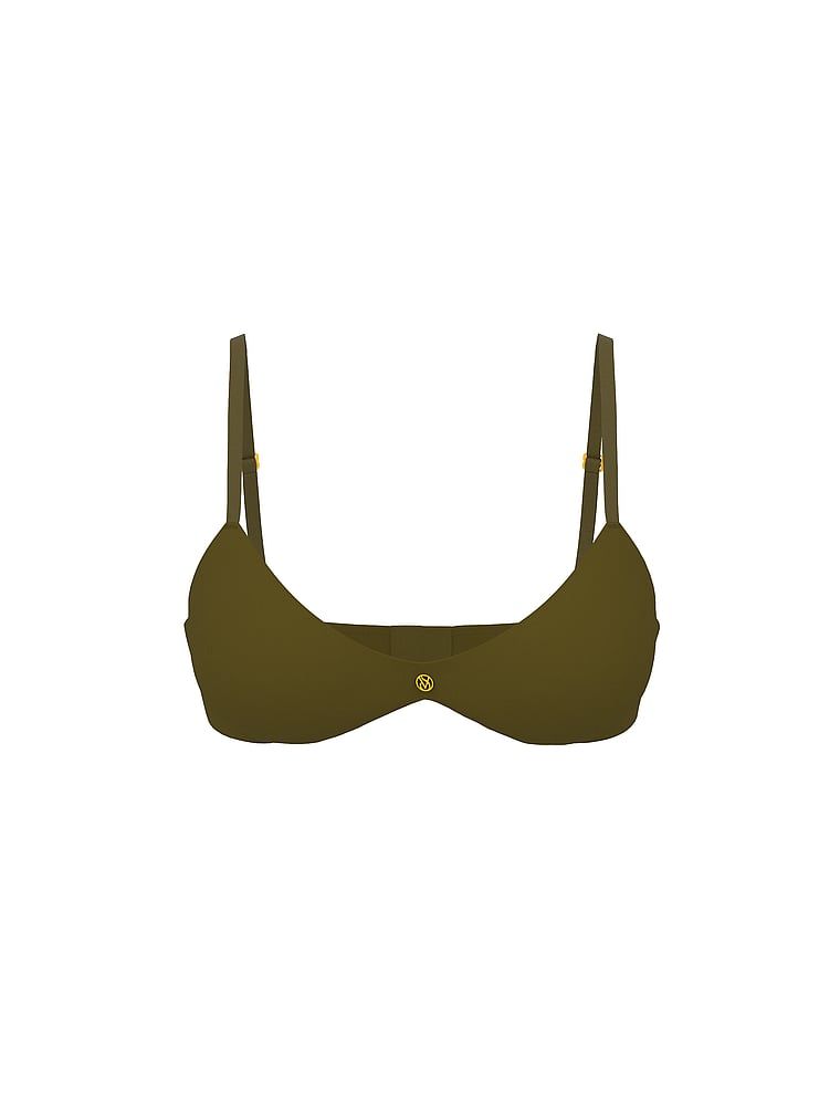 Biustonosz push-up bez fiszbin So Obsessed. Produkt ma kolor zielony i pochodzi z kolekcji Very Sexy. 