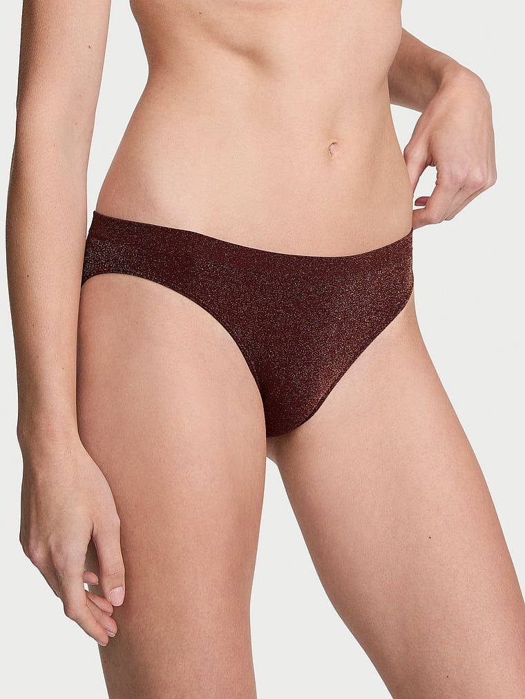 Seamless Majtki z błyszczącego materiału Shimmer Bikini