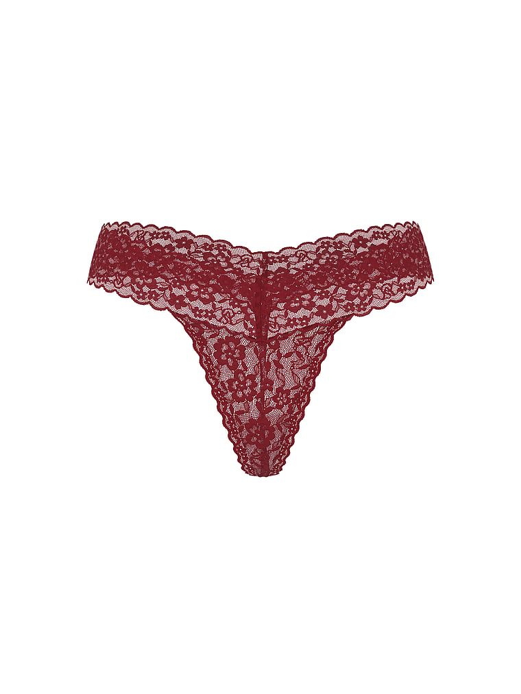Stringi koronkowe z cekinami Lacie Sparkle. Produkt ma kolor czerwony i pochodzi z kolekcji Lacie. 