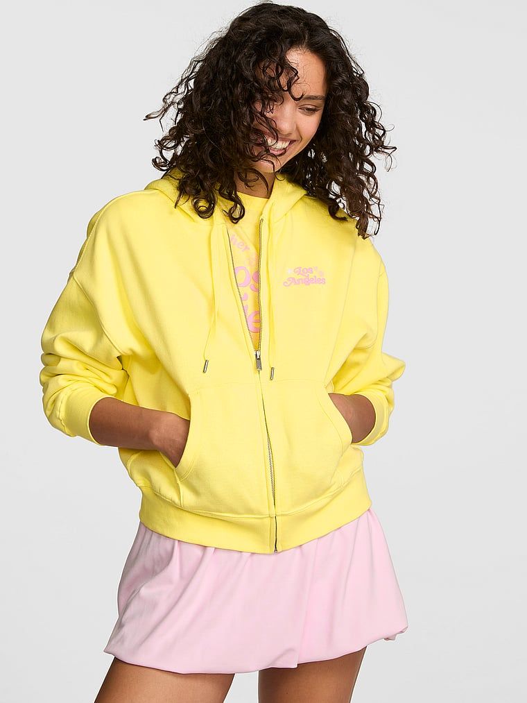 Bluza z kapturem zapinana na zamek Campus Fleece