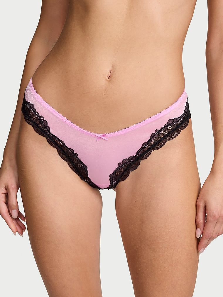 Victoria's Secret Stringi z wysoko wyciętymi nogawkami Tease