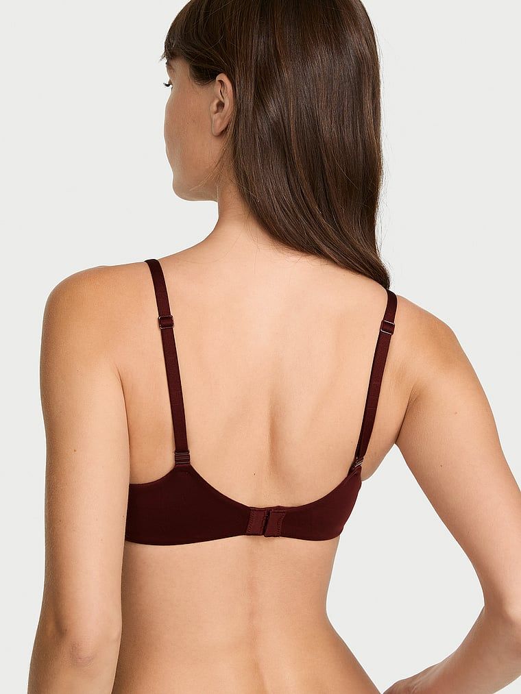 Biustonosz lekko usztywniany Smooth Demi. Produkt ma kolor brązowy i pochodzi z kolekcji Body by Victoria. 