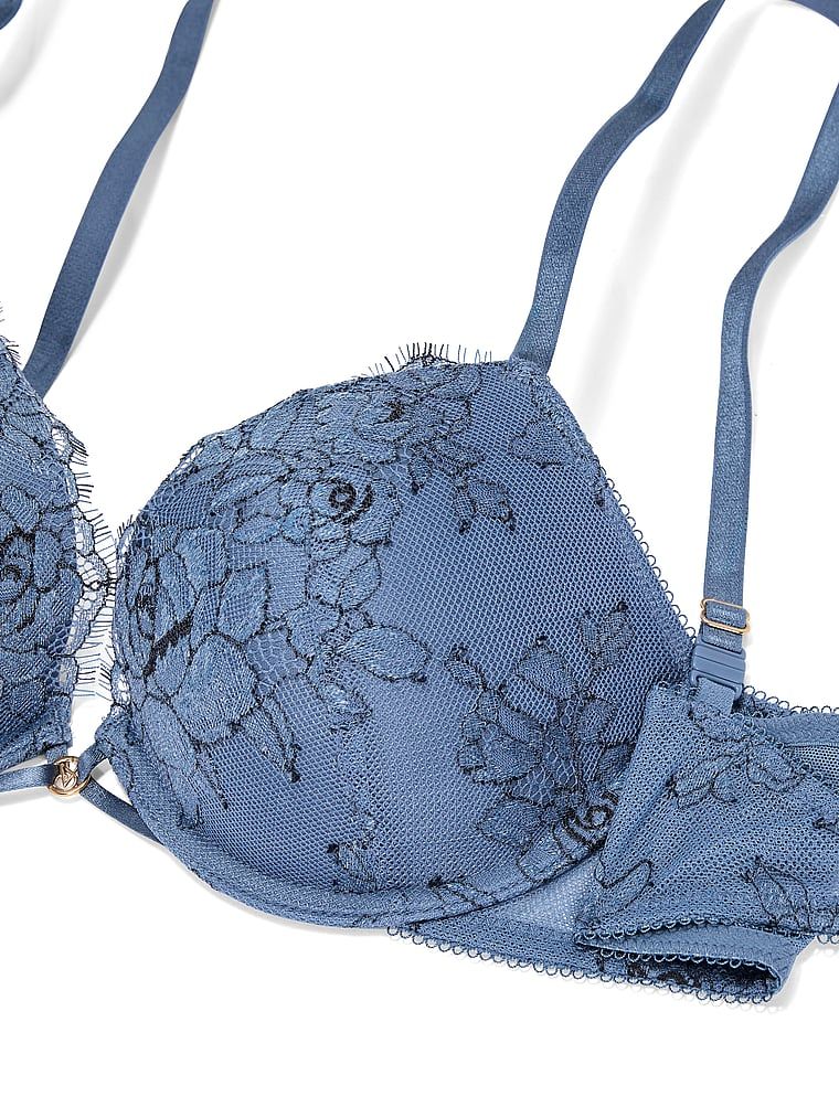 Very Sexy Biustonosz push-up koronkowy Denim