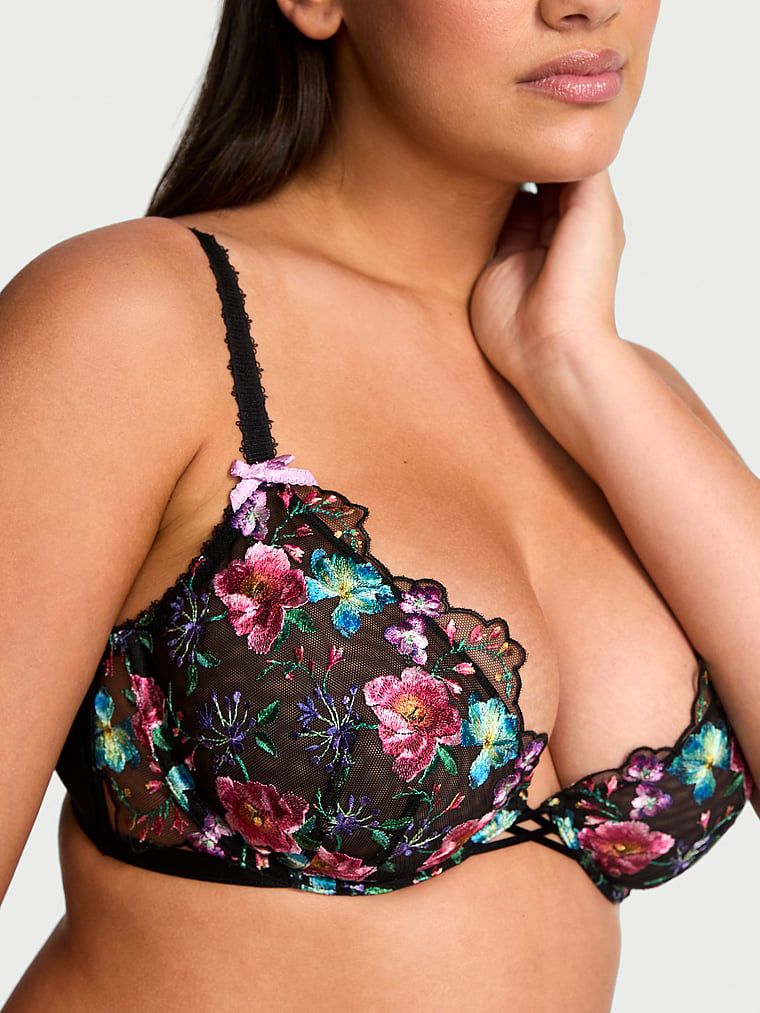 Very Sexy Biustonosz nieusztywniany Dark Blossom Demi