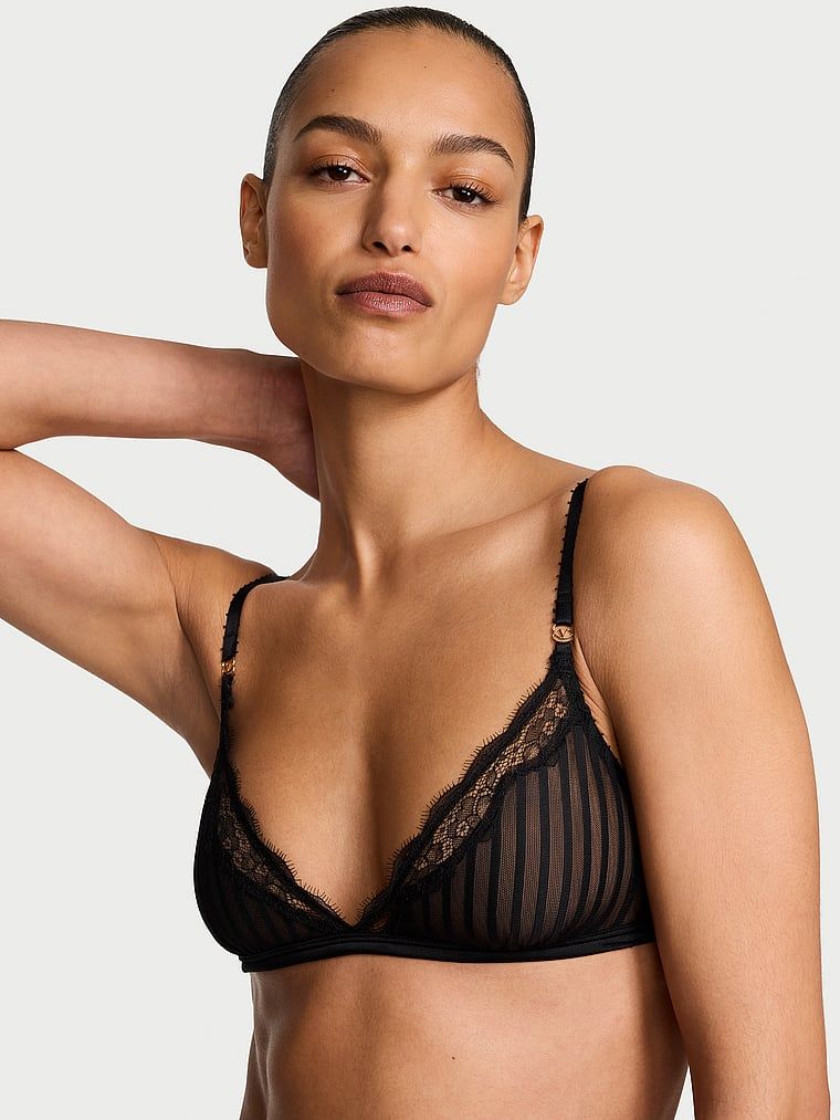Victoria's Secret Biustonosz braletka Tease Sheer Stripe