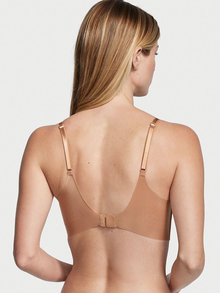 Victoria's Secret Bare Biustonosz do głębokich dekoltów z obniżonym tyłem Plunge Low-Back