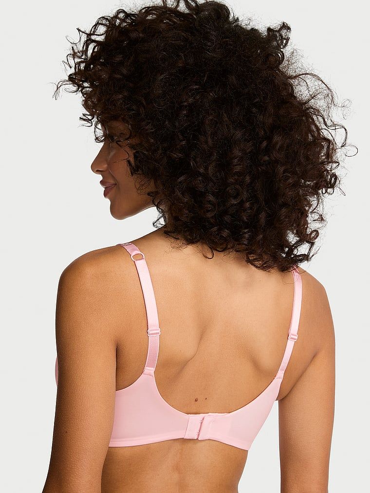 Biustonosz push-up bez fiszbin So Obsessed Shine Strap. Produkt ma kolor różowy i pochodzi z kolekcji Very Sexy. 