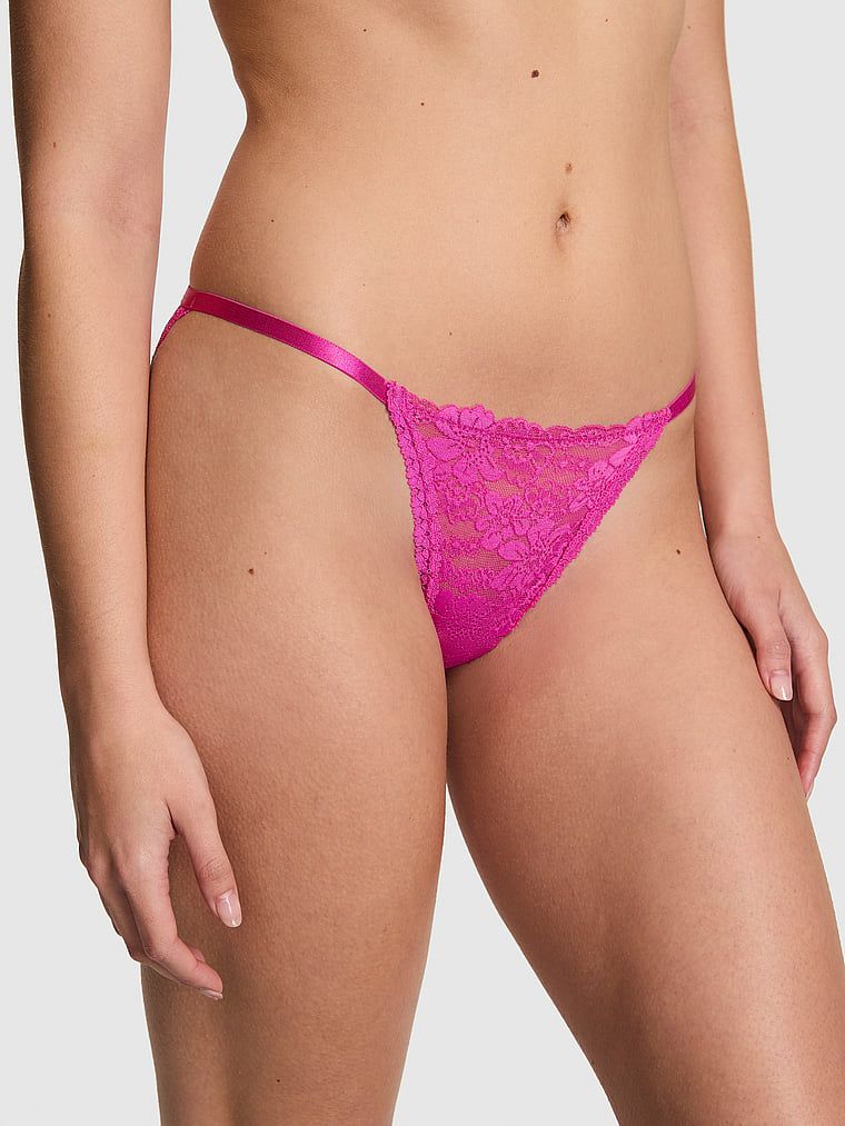 Majtki bikini z koronką