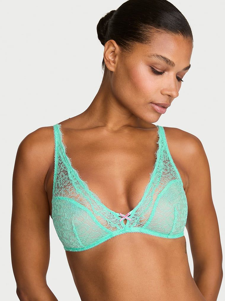 Victoria's Secret Biustonosz braletka koronkowy bez fiszbin Tease