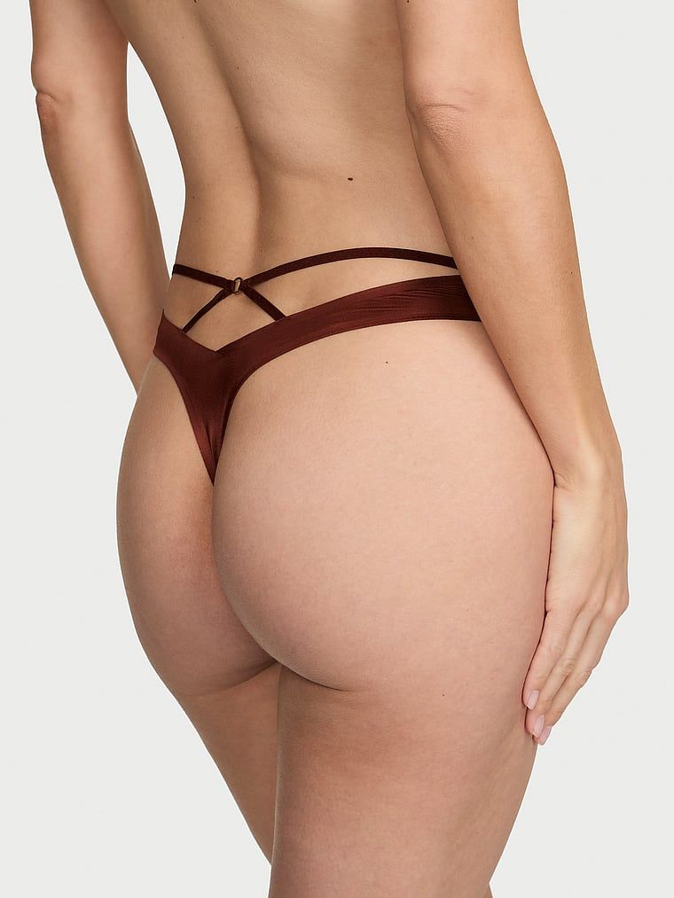 Very Sexy Stringi z paseczkami z tyłu Sheer Reveal