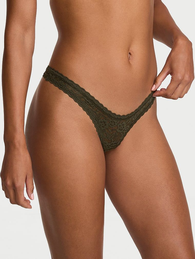 Lacie Stringi koronkowe Keyhole Ultra-Mini Scoop