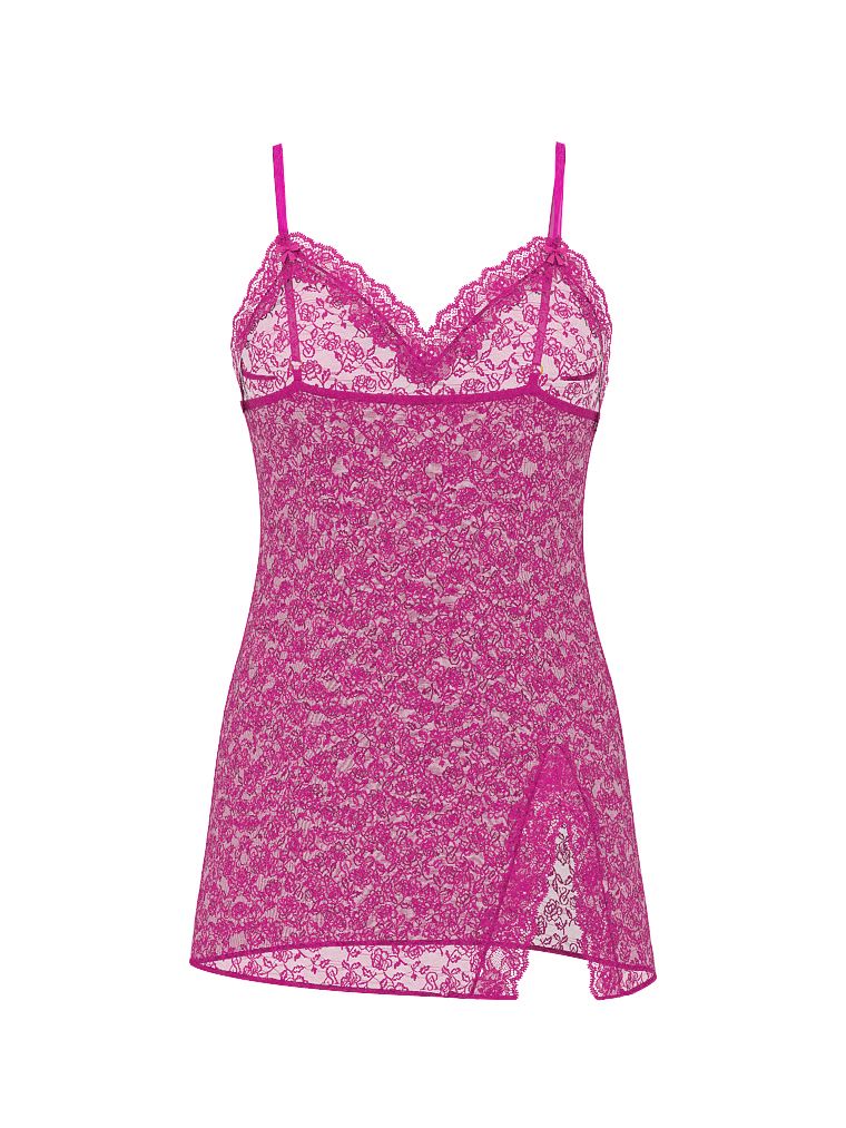 Koszulka nocna koronkowa Sheer Heritage. Produkt ma kolor purpurowy i pochodzi z kolekcji Very Sexy. 