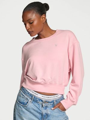 Angel Essentials Bluza bawełniana o krótkim kroju Obsessed Terry