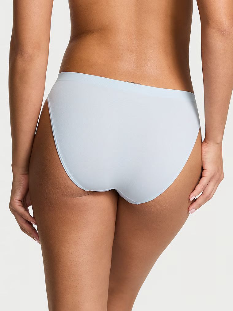 Majtki z błyszczącym logo Seamless Sparkle Bikini. Produkt ma kolor niebieski i pochodzi z kolekcji Seamless. 