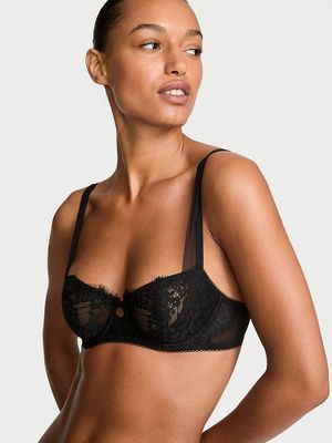 Dream Angels Biustonosz nieusztywniany balkonetka Wicked Mesh-Trim