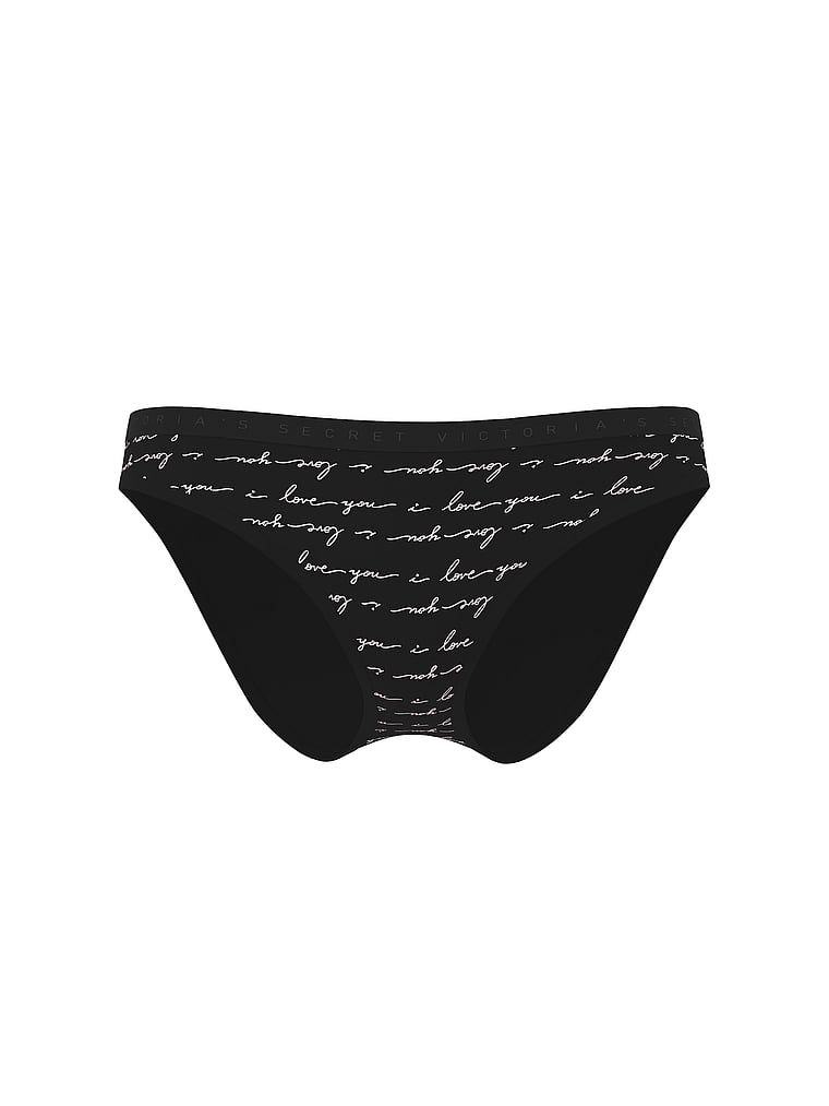 Majtki bawełniane Bikini. Produkt jest wzorzysty i pochodzi z kolekcji Victoria's Secret. 