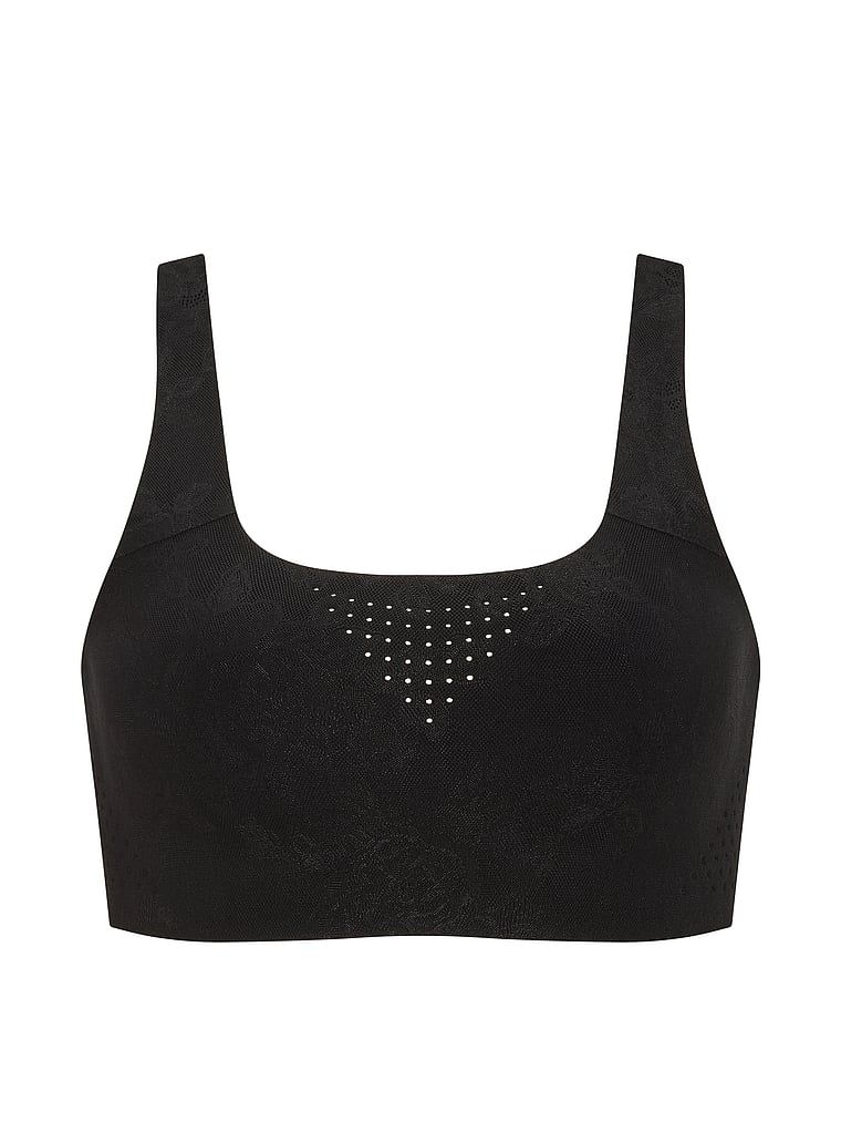 Biustonosz sportowy koronkowy VSX Featherweight. Produkt ma kolor czarny i pochodzi z kolekcji VSX. 