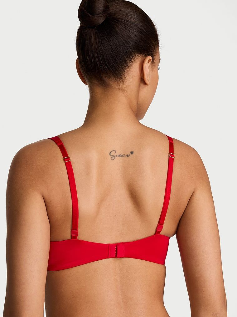 Biustonosz lekko usztywniany Smooth Plunge. Produkt ma kolor czerwony i pochodzi z kolekcji Very Sexy. 