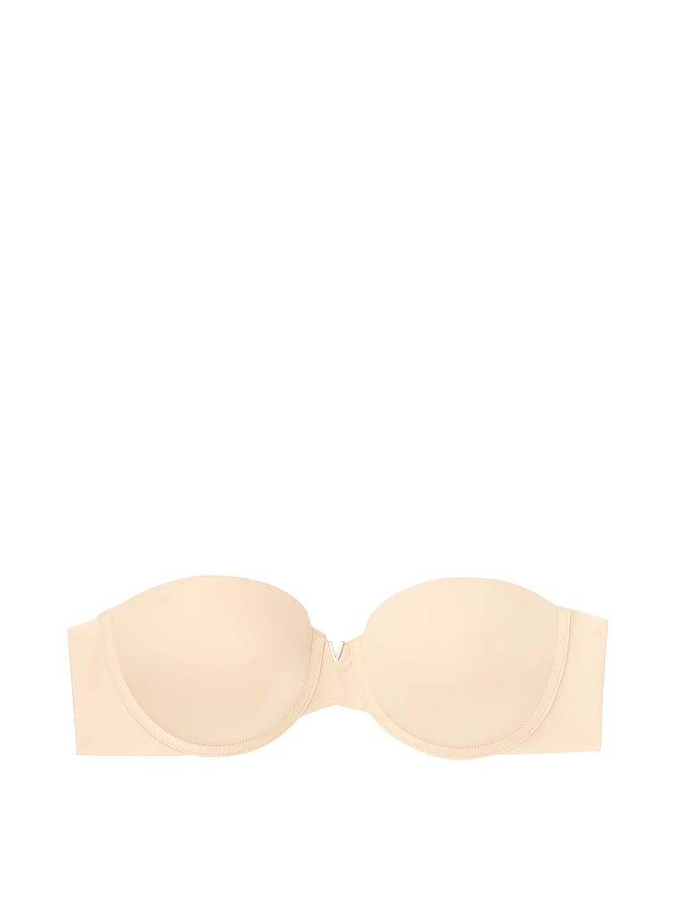 Victoria's Secret Bare Biustonosz push-up bez ramiączek Illusions Smooth