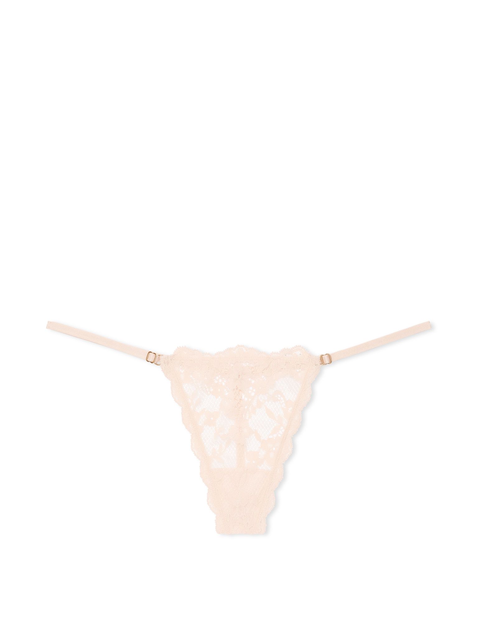 Dream Angels Stringi koronkowe z regulowanymi paskami Lace V-String