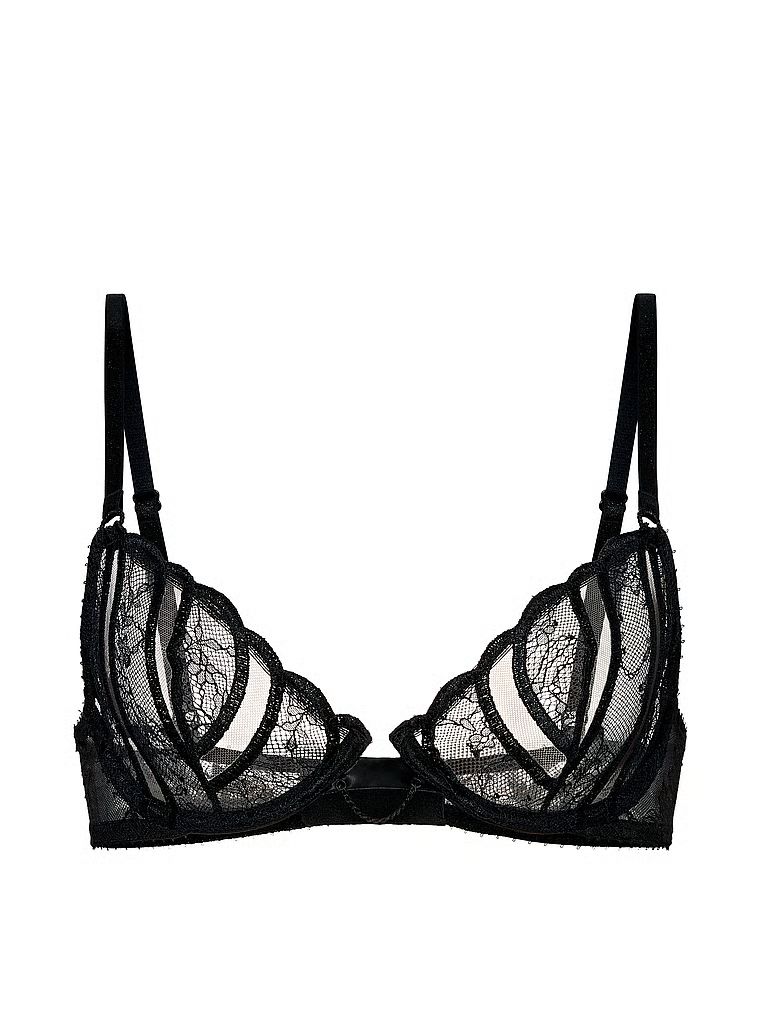 Biustonosz nieusztywniany Sex-Ray Demi. Produkt jest wzorzysty i pochodzi z kolekcji Very Sexy. 