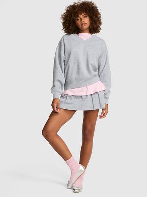 PINK Bluza Campus Fleece z dekoltem w serek