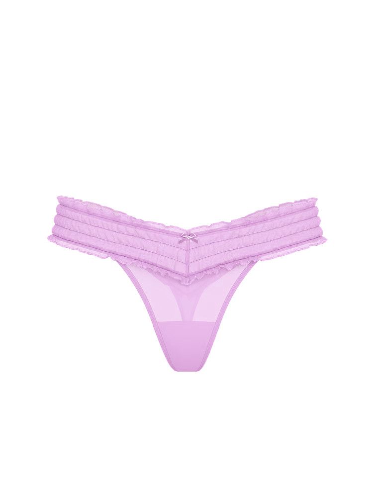 Stringi Smocked Mesh. Produkt ma kolor purpurowy i pochodzi z kolekcji Lacie. 