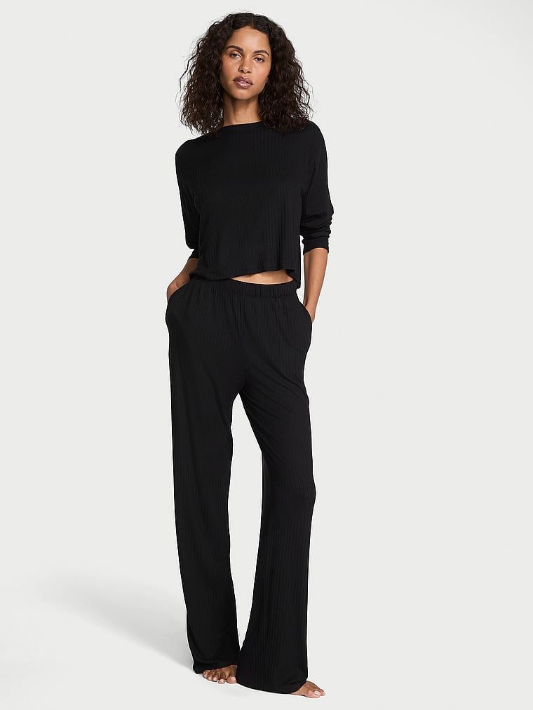 Victoria's Secret Zestaw z modalu - sweter i spodnie Lounge