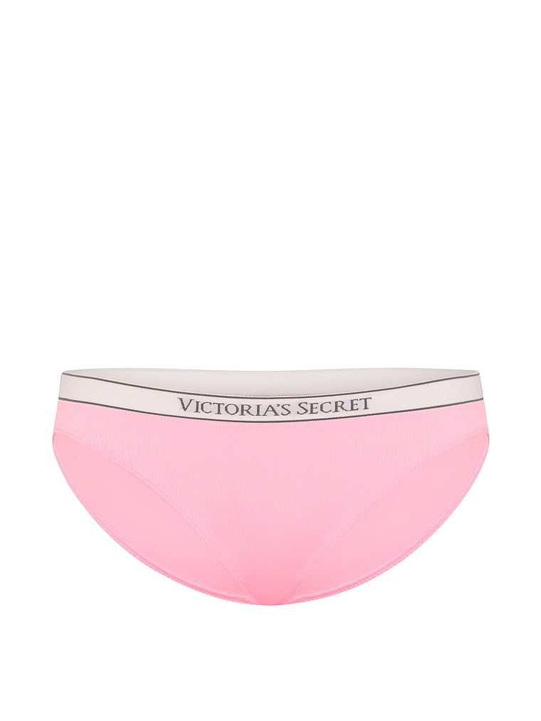 Majtki prążkowane z logo Seamless Rib Bikini. Produkt ma kolor wzorzysty i pochodzi z kolekcji Seamless. 