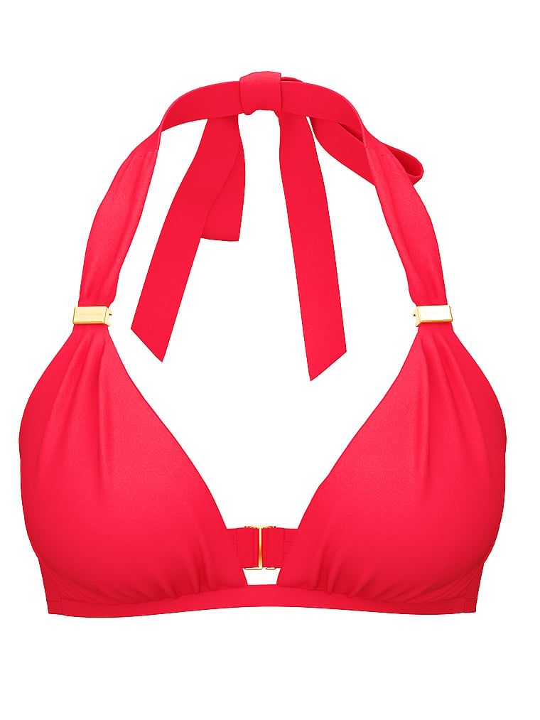 Góra od bikini z push-upem Essential Harlow. Produkt ma kolor różowy i pochodzi z kolekcji Victoria's Secret Swim. 